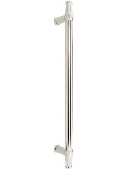 Luxor Appliance Pull - 12 inch Center-to-Center in Polished Nickel.